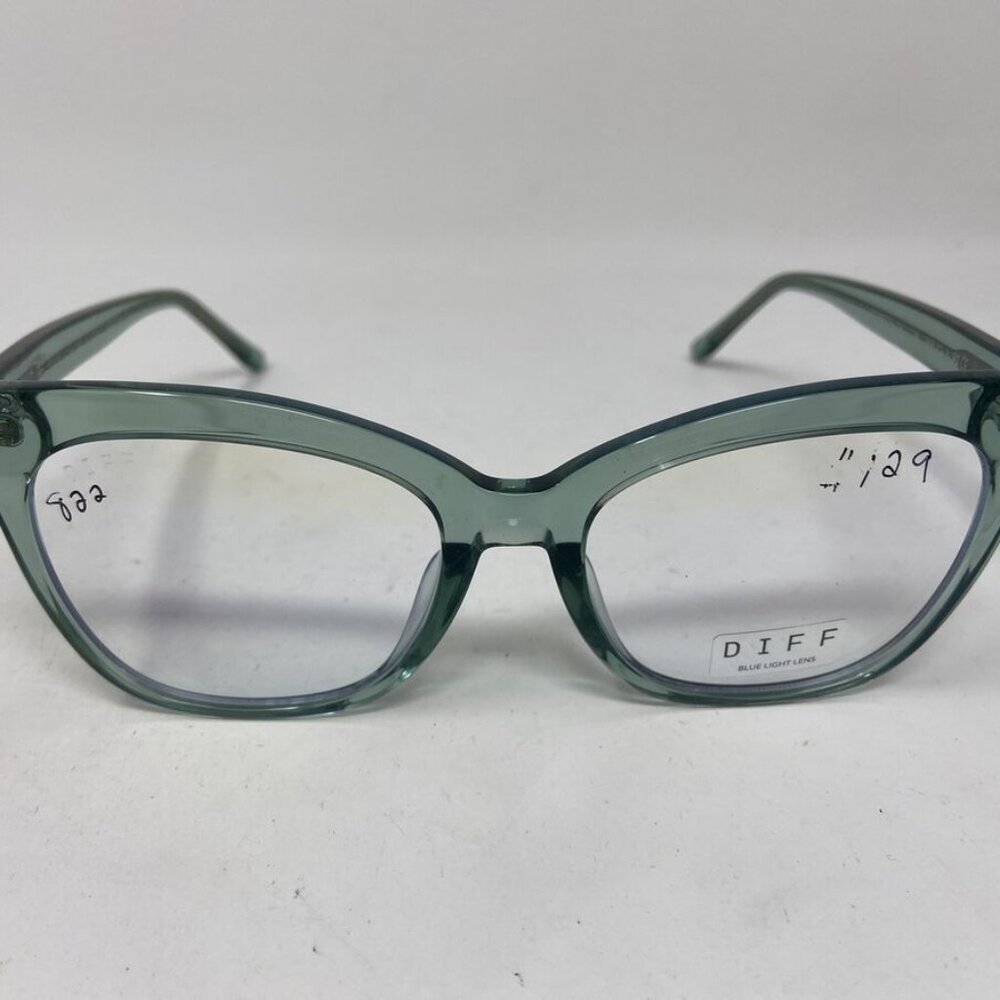 Diff Womens Eyeglasses Winston DE01-0128 Jubbb teal 52/18/143